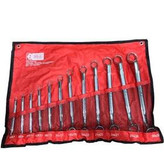 آچار دو سر رینگی سولید مدل کیفی 6-7تا30-32 RING SPANNER مجموعه 12 عددی