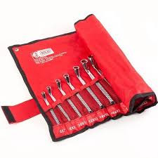 آچار دو سر رینگی سولید مدل کیفی 6-7تا30-32 RING SPANNER مجموعه 12 عددی