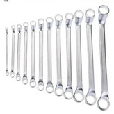 آچار دو سر رینگی سولید مدل کیفی 6-7تا30-32 RING SPANNER مجموعه 12 عددی